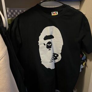 Bape & New Balance Black Tee with Iconic Logo